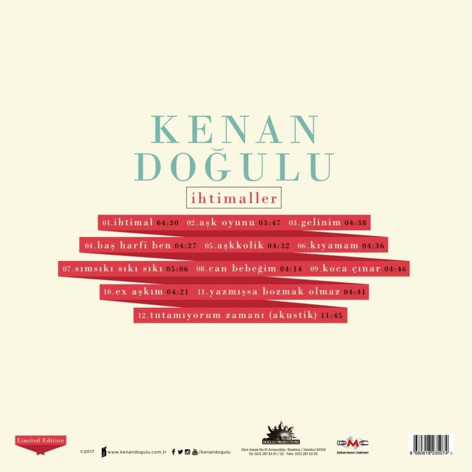 KENAN DOĞULU - İHTİMALLER (LP)