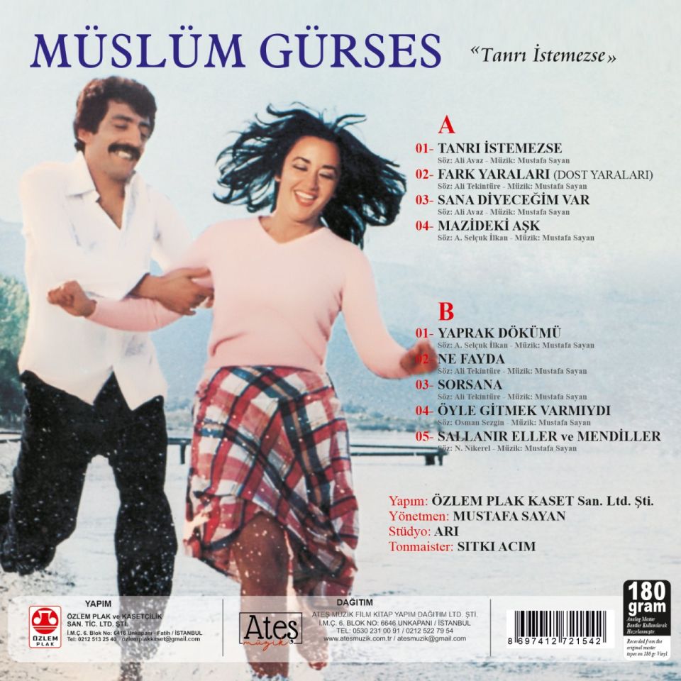 MÜSLÜM GÜRSES - TANRI İSTEMEZSE (LP)