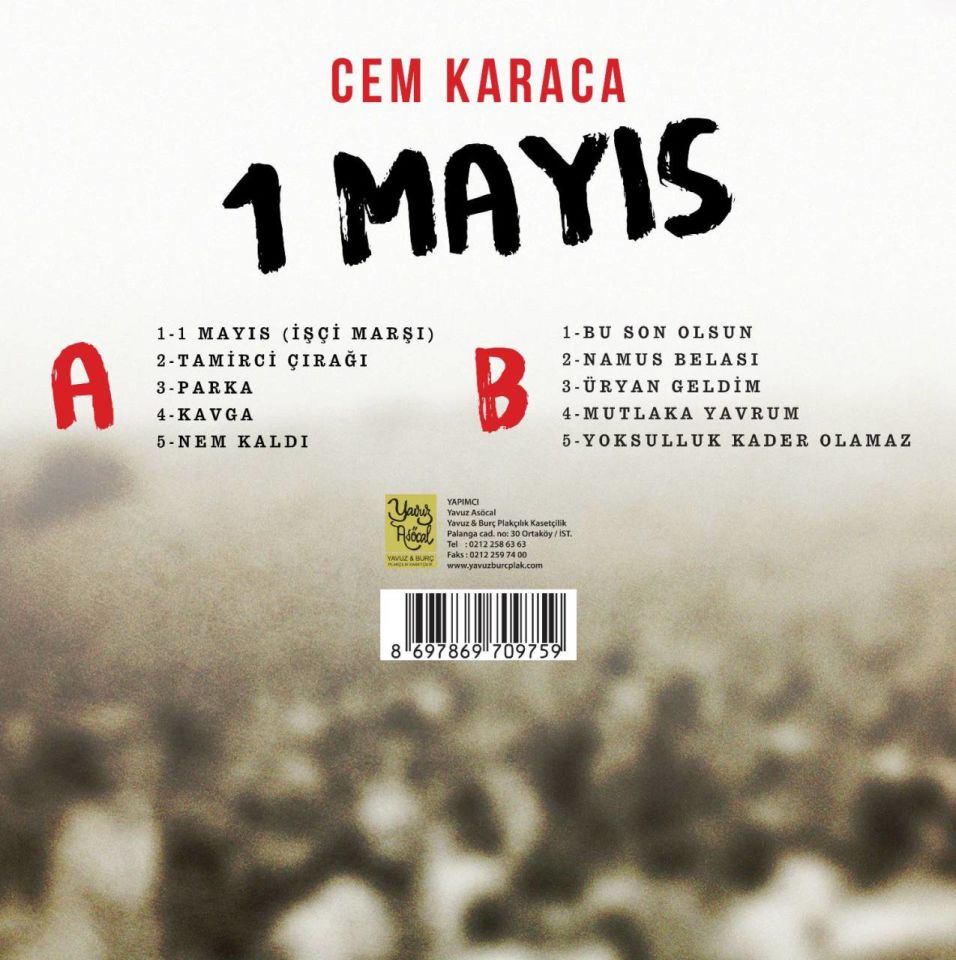 CEM KARACA - 1 MAYIS (LP)