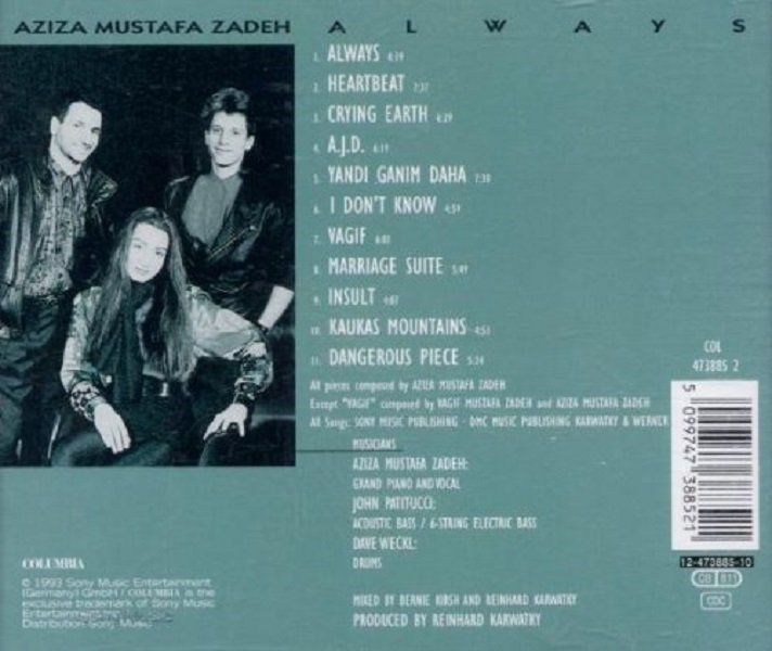 AZIZA MUSTAFA ZADEH - ALWAYS (CD) (1993)