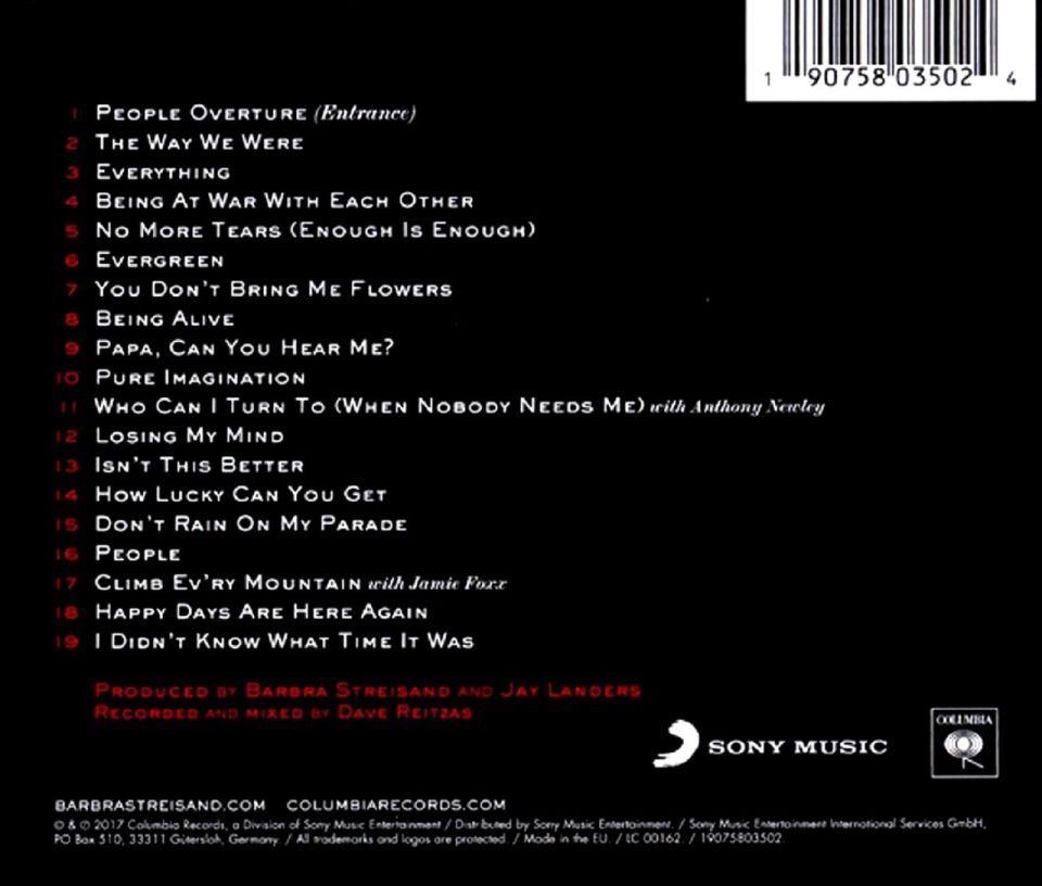 BARBRA STREISAND - THE MUSIC…THE MEM’RIES… THE MAGIC!