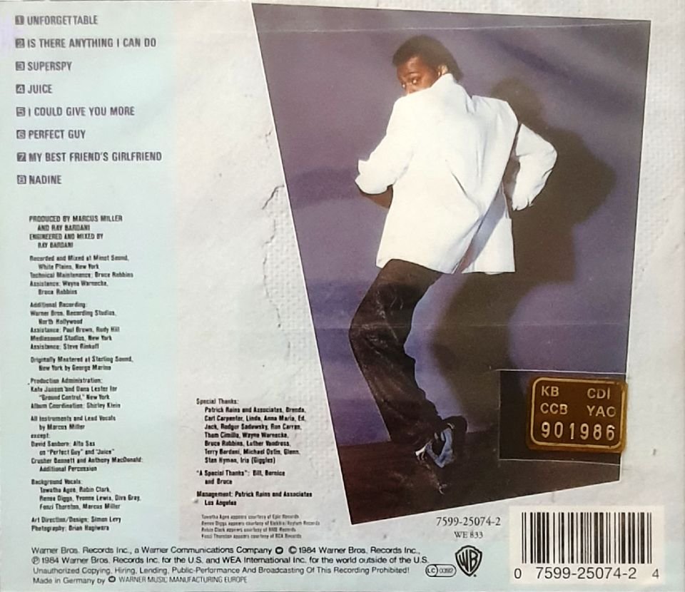 MARCUS MILLER - MARCUS MILLER (CD)(1984)