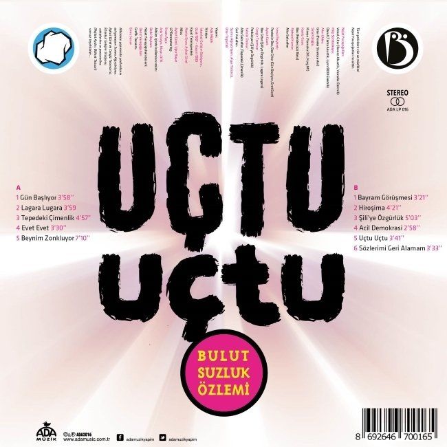 BULUTSUZLUK ÖZLEMİ - UÇTU UÇTU (LP-PLAK)