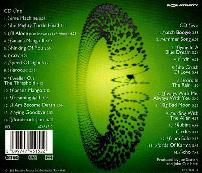 JOE SATRIANI - TIME MACHINE