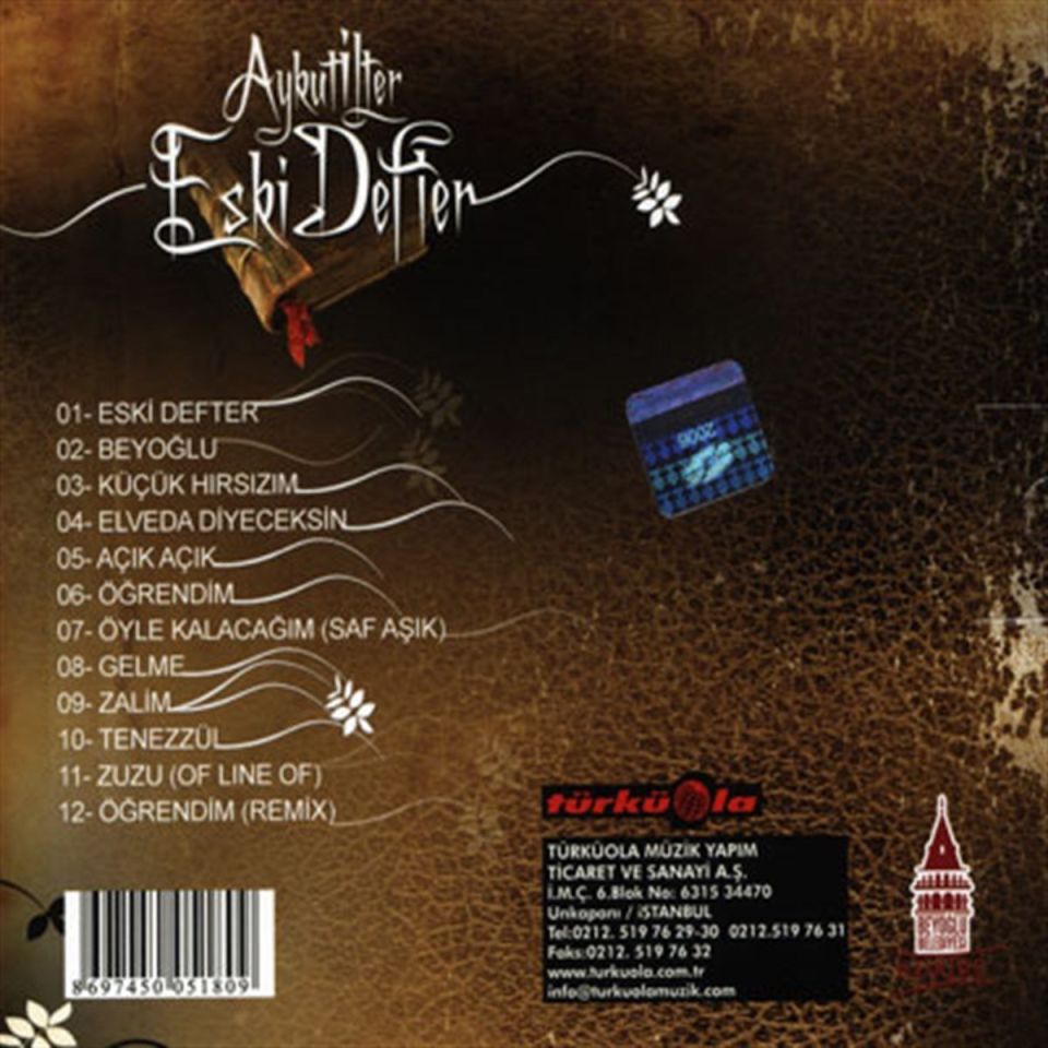 AYKUT İLTER - ESKİ DEFTER