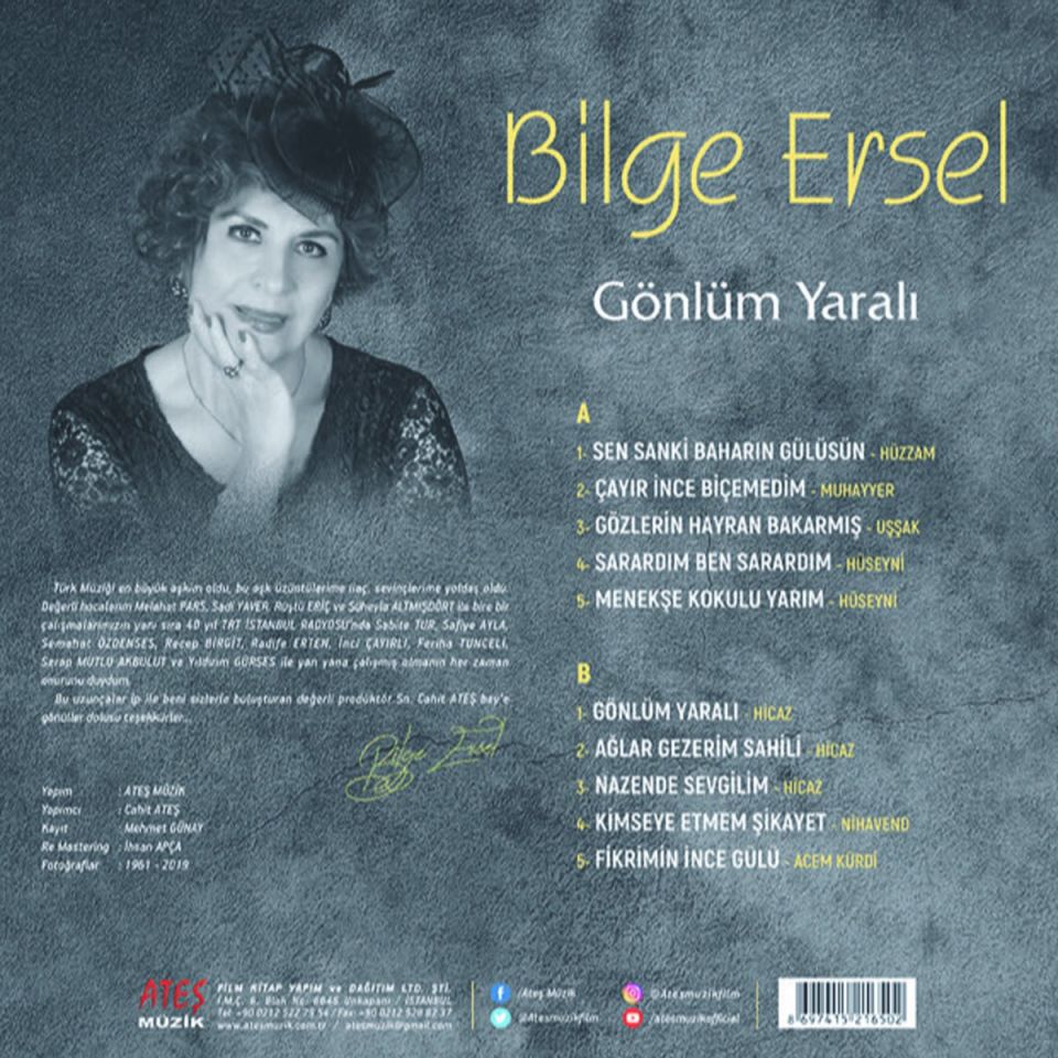 BİLGE ERSEL - GÖNLÜM YARALI (LP)