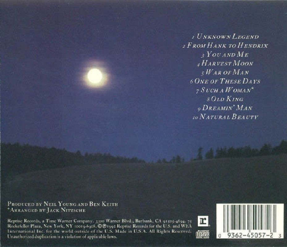 NEIL YOUNG - HARVEST MOON (CD)