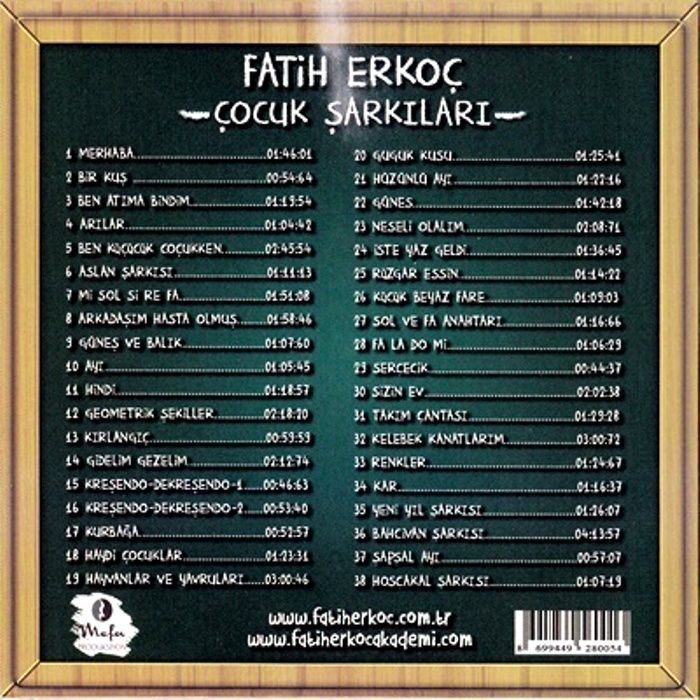 FATiH ERKOÇ - ÇOCUK ŞARKILARI