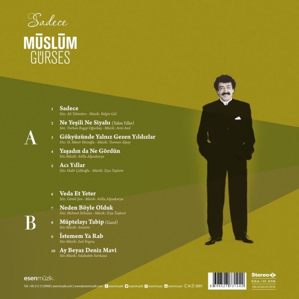 MÜSLÜM GÜRSES - SADECE (LP)