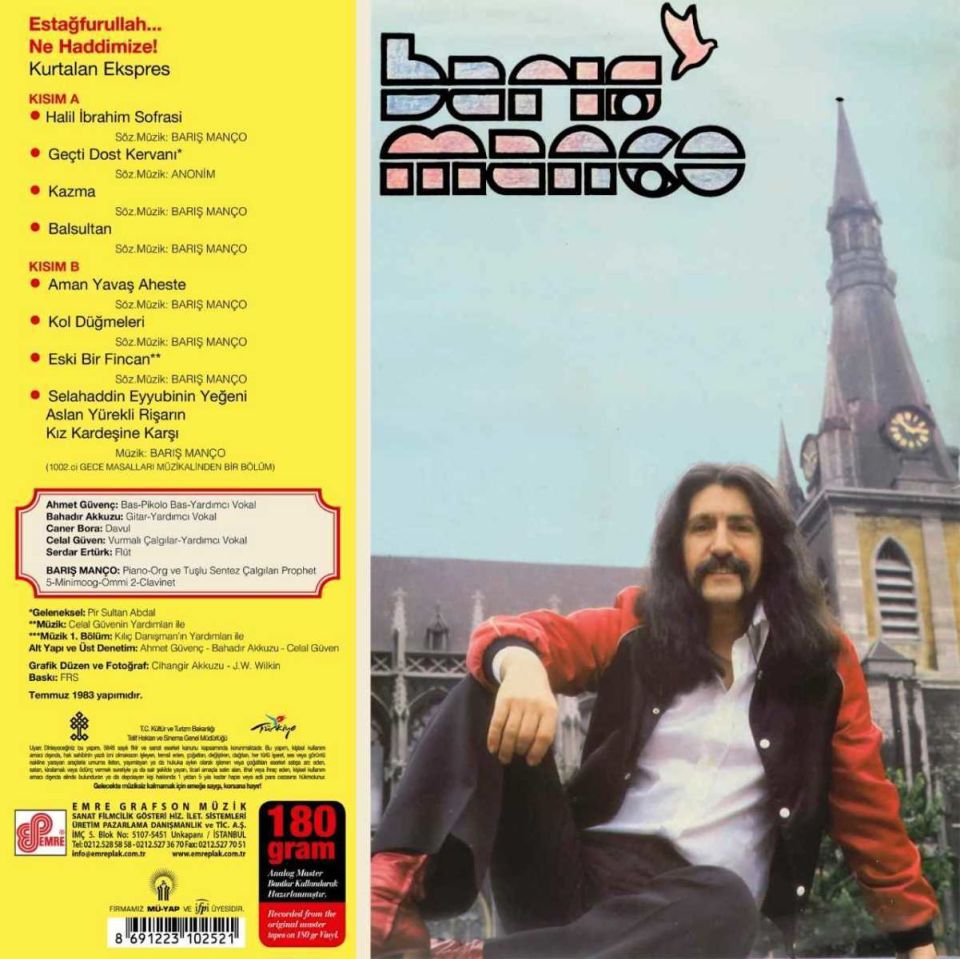 BARIŞ MANÇO - ESTAĞFURULLAH NE HADDİMİZE (LP)