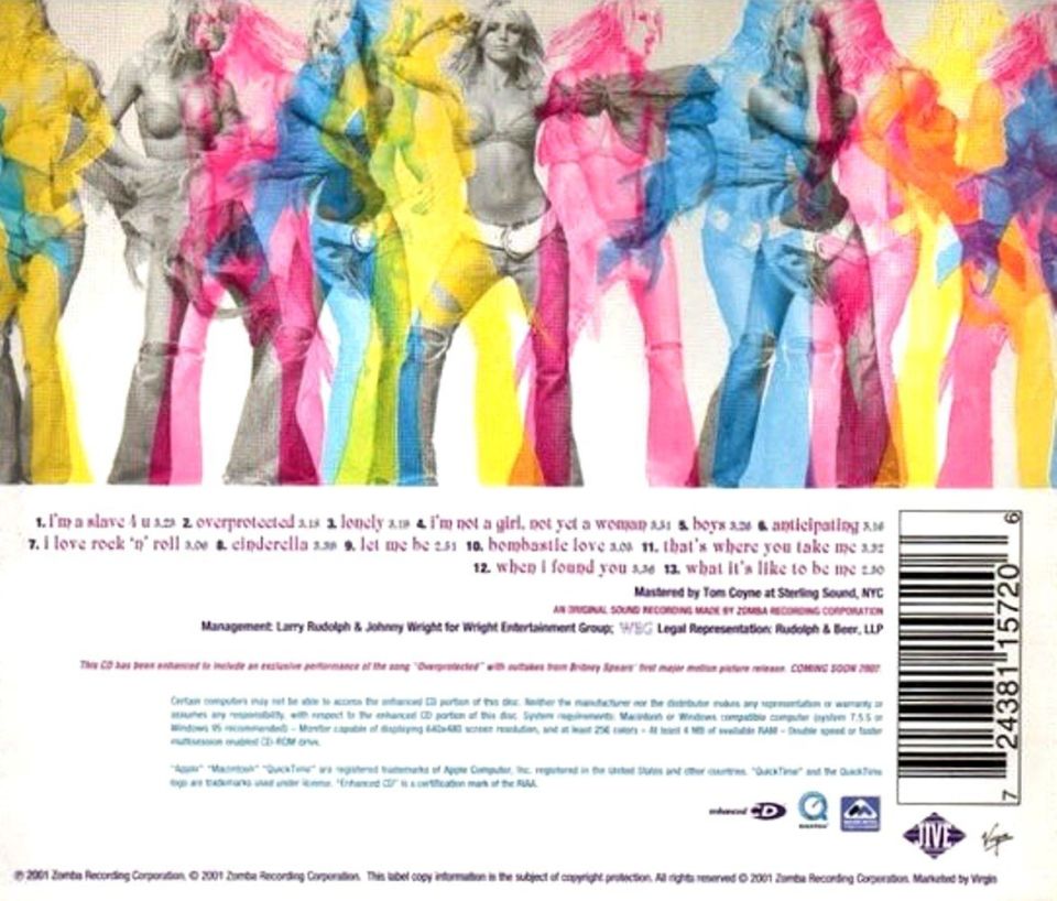 BRITNEY SPEARS - BRITNEY (CD)