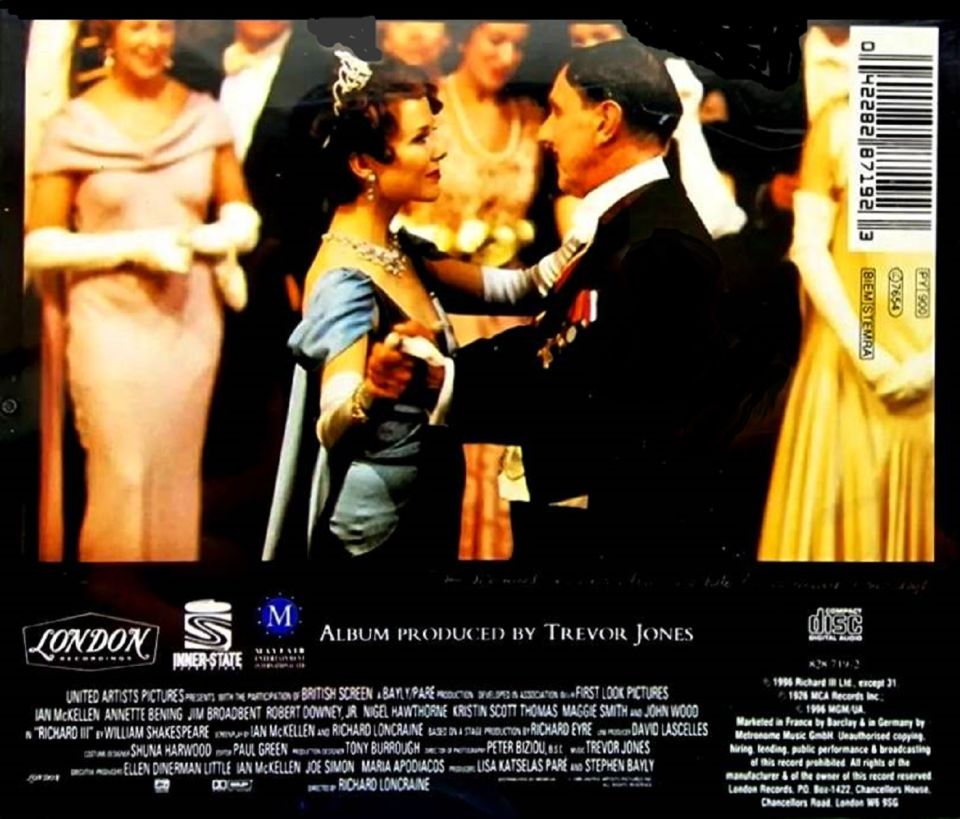 RICHARD III - SOUNDTRACK (CD) (1996)