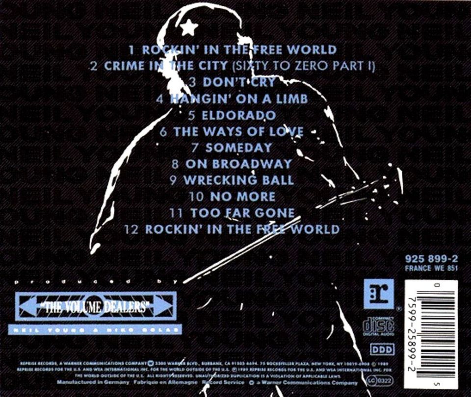 NEIL YOUNG - FREEDOM (CD) (1989)