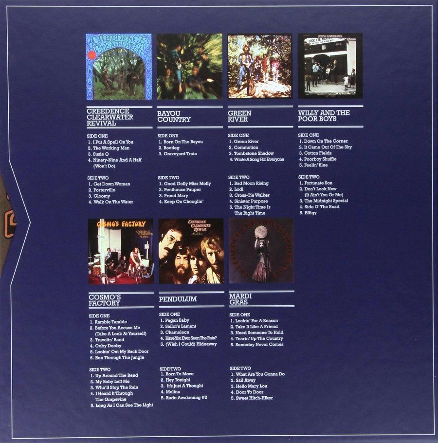 CREEDENCE CLEARWATER - THE COMPLETE STUDIO ALBUMS (LIMITED EDITION) (LP)