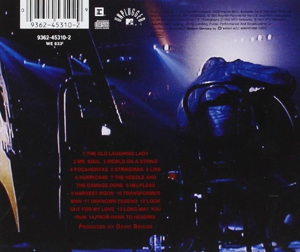 NEIL YOUNG - UNPLUGGED (CD) (1993)