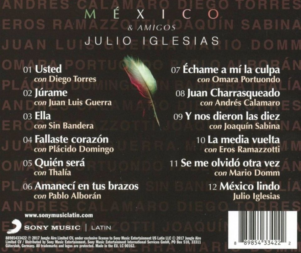 JULIO IGLESIAS - MEXICO & AMIGOS
