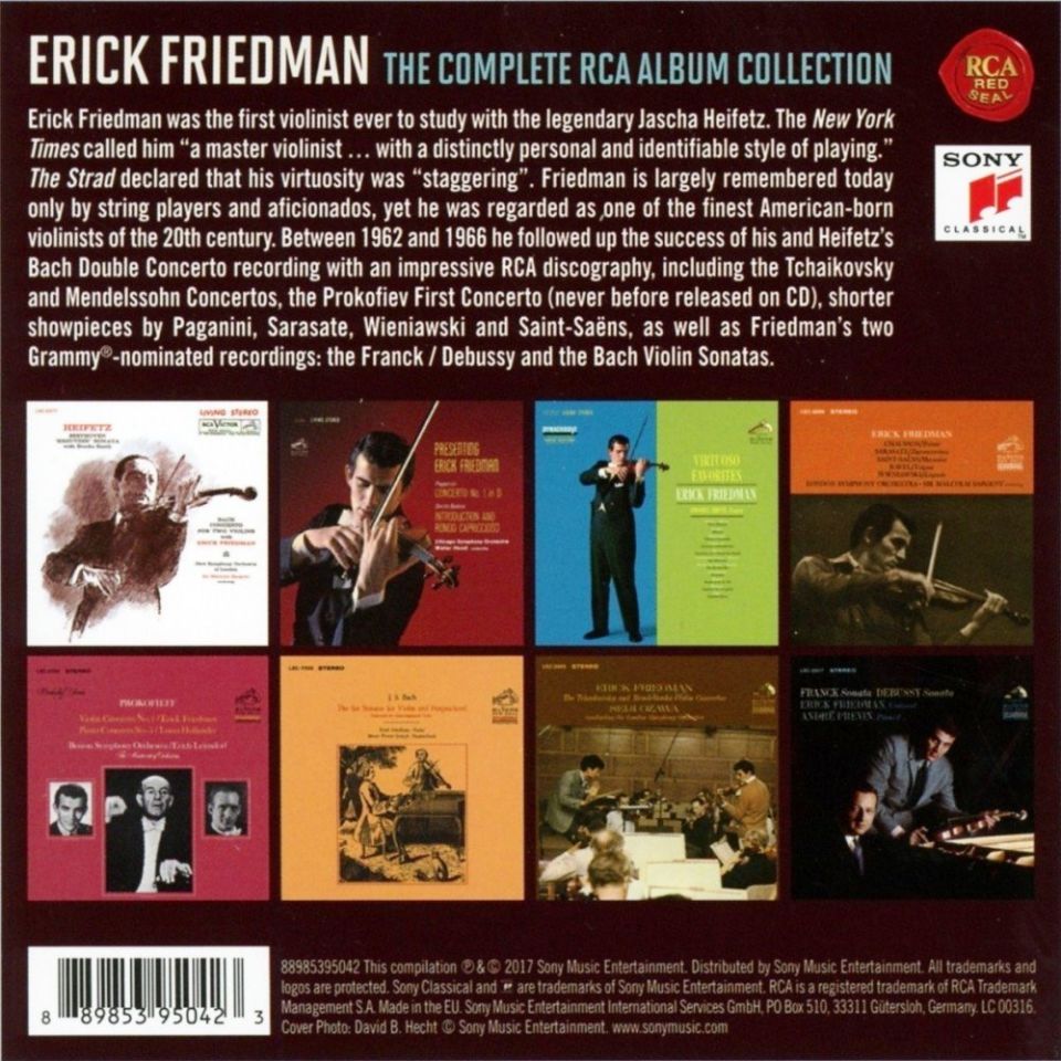 ERICK FRIEDMAN - THE COMPLETE  RCA ALBUM COLLECTION (9 CD)