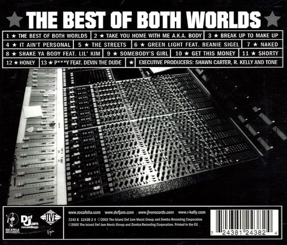 R.KELLY & JAY-Z - THE BEST OF BOTH WORLDS (CD) (2002)