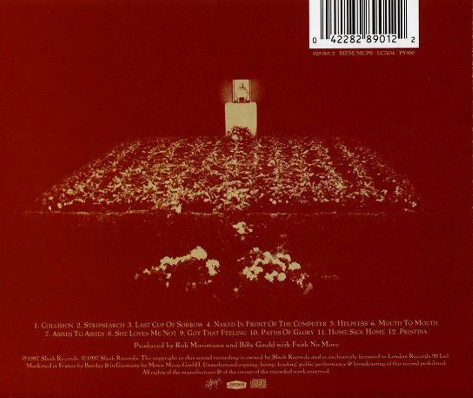 FAITH NO MORE - ALBUM OF THE YEAR (1997) (CD)