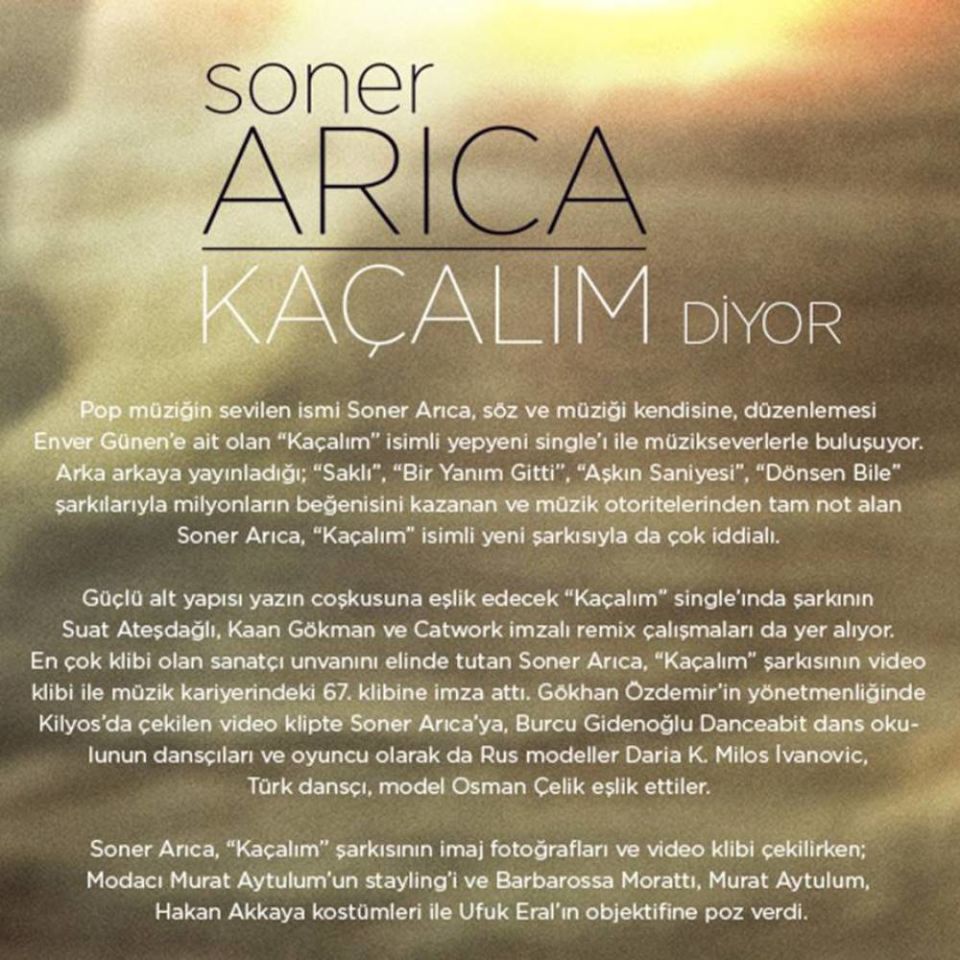 SONER ARICA - KAÇALIM