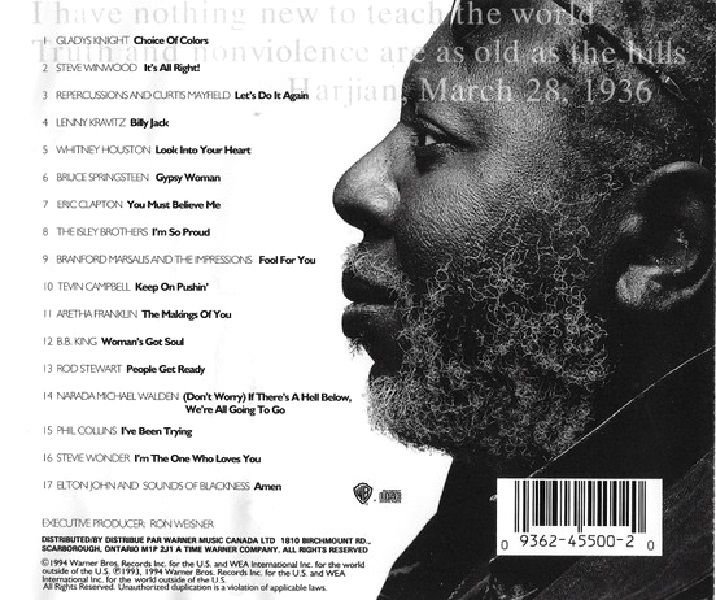 CURTIS MAYFIELD - A TRIBUTE TO CURTIS MAYFIELD (CD) (1994)