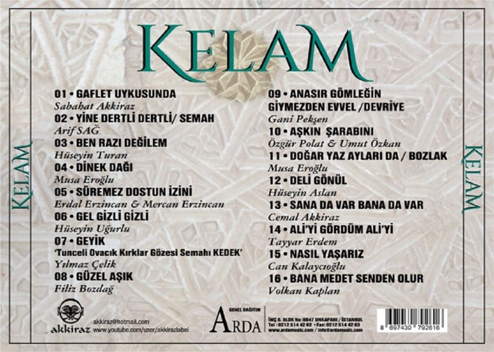KELAM - ÇEŞİTLİ SANATÇILAR