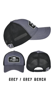 Fujin Pro Angler Grey + Grey Bench Şapka