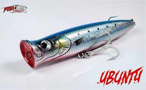 Yuki Fishus UBUNTU by Luronze 13,5cm 44gr Floating Su Üstü Popper Maket Balık Renk:BS
