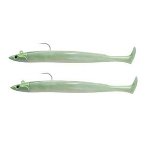 Fiiish Crazy Paddle Tail CPT120 CPT6001 x2 Combo 7gr Pearl Green Silikon Yem