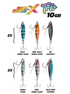 Fujin Jig-X Trio 3lü Micro Jig 10gr