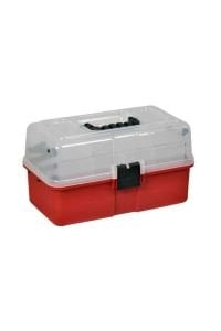 Şeffaf Kapaklı 16'' 3 Katlı Balıkçı Alet Malzeme Çantası