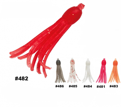 Nikko Octopus 38mm Silikon Yem