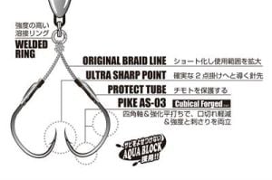 DECOY DJ-80 Twin Pike Shorter Jig Assist İğne