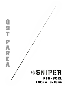 Fujin Sniper 240cm 3-18gr Üst Parça