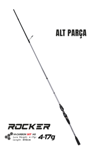 Fujin Rocker 243cm 4-17gr LRF Kamışı #2 Alt Parça