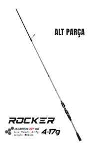 Fujin Rocker 265cm 4-17gr LRF Kamışı #2 Alt Parça