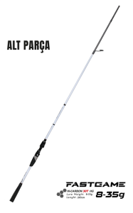 Fujin FastGame 265cm 8-35 gr #2 Alt Parça