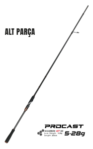 Fujin ProCast 265cm 5-28 gr #2 Alt Parça