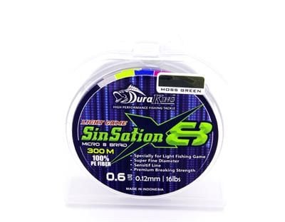 Duraking Sinsation 8X 300mt Moss Green İp Misina