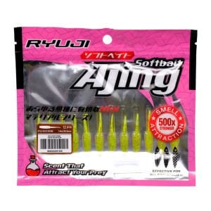 Ryuji Rock Worm 4cm Kokulu Silikon Yem (12 adet)