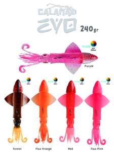 Fujin Calamax EVO 240gr Combo Squid Silikon Yem