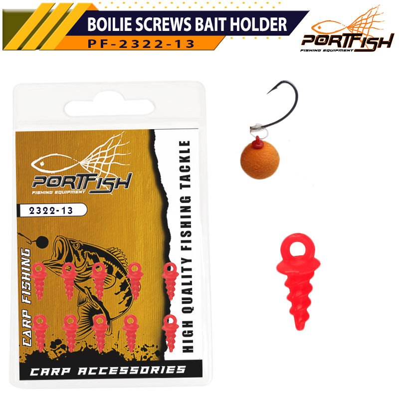 Portfish 2322-13 Boilie Screws Bait Holder