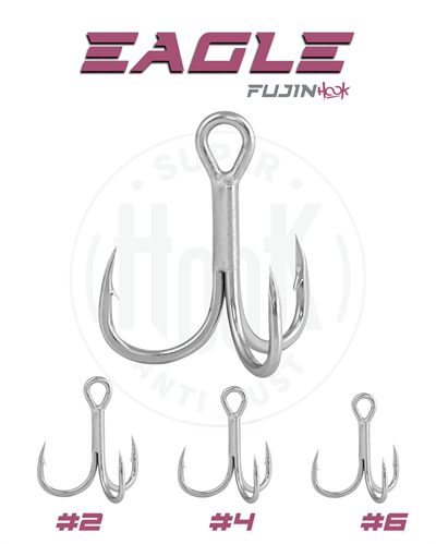 Fujin Eagle Süper Anti-Rust Üçlü Kanca