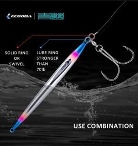 Ecooda Cyan Blue Chain Hook Spanish Mackerel