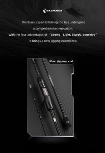 Ecooda Black Expert 3 190cm 180-300g Slow Jigging Kamışı