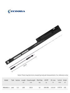 Ecooda Panda61 185cm 150-300g Slow Jigging Kamışı