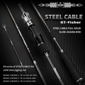 Ecooda GT-Fisher Steel Cable 193cm 150-350 Slow Jigging Kamışı