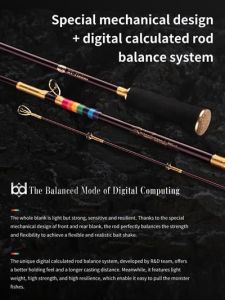 Ecooda GT-Fisher Rainbow 2 183cm 200-400gr Slow Jigging Kamışı