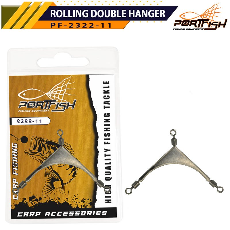 Portfish 2322-11 ROLLING DOUBLE HANGER