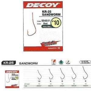 DECOY KR-25 Sandworm Red Olta İğnesi
